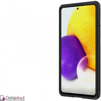 Nillkin Frosted shield plastikinis dėklas - juodas (telefonui Samsung A72/A72 5G)